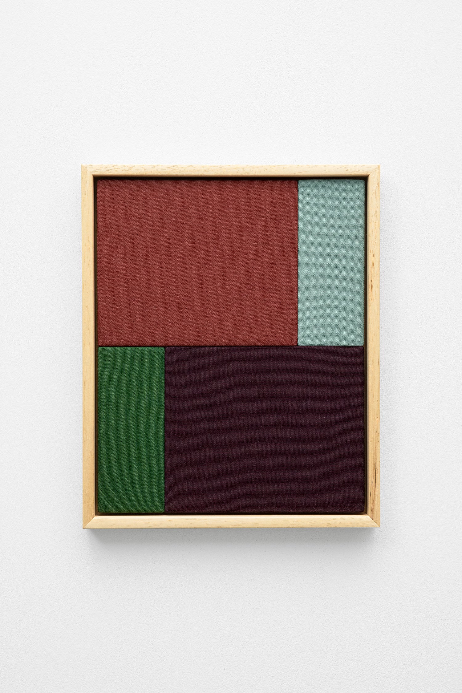 Field Frames – 18 – Dark Red / Mid Blue / Dark Green / Aubergine