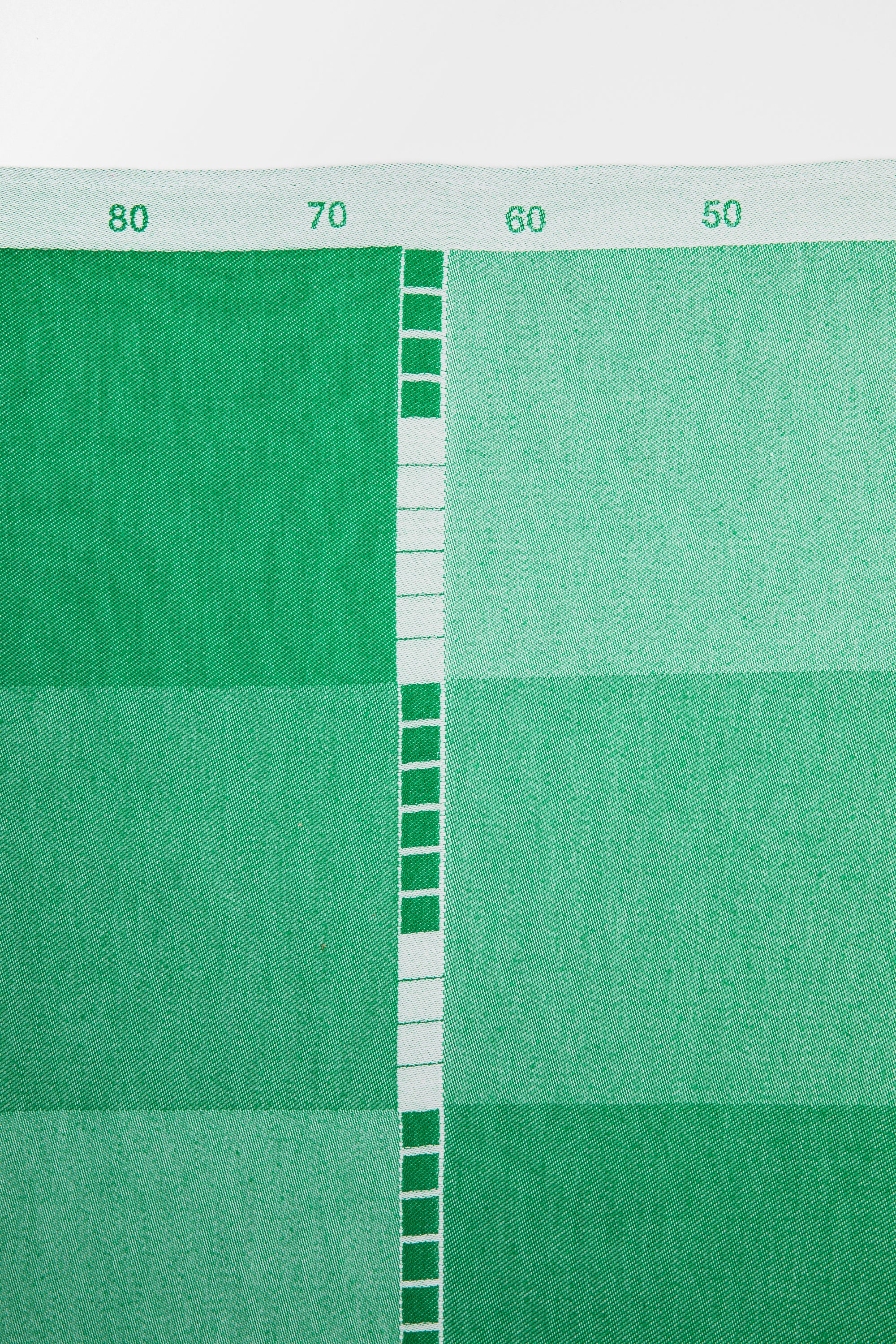 Index Collection – Tea Towel – Green Monotone
