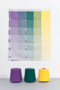 Index Collection – Tea Towel – Purple Multitone