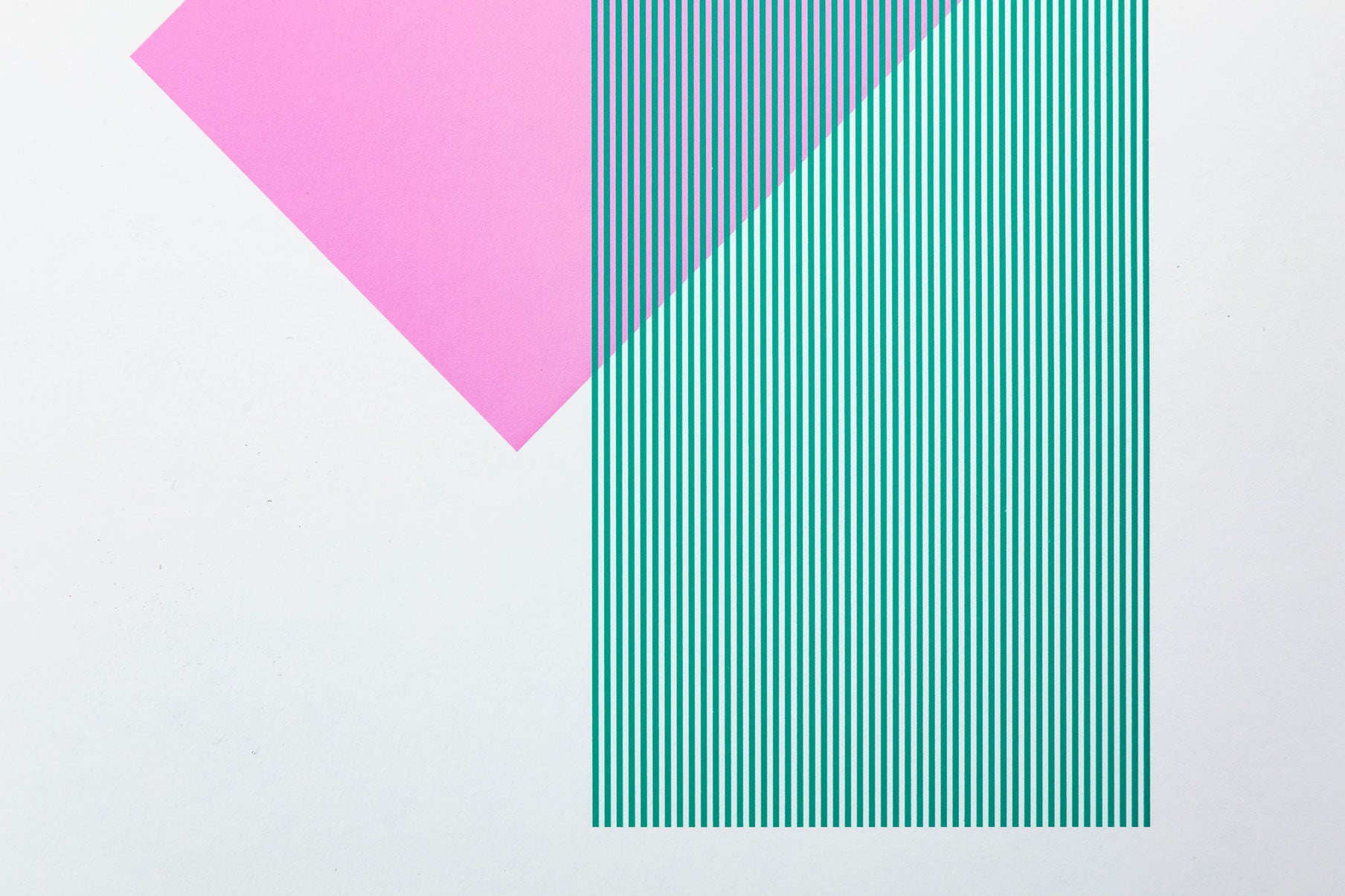 Solids & Strokes – Small – Bright Pink & Teal